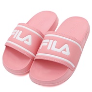 FILA KIDS Casual Slippers Leather Middle Big Pink White R9364 (2-S834X-551)