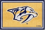 NHL Nashville Predators 5 x 8 Rug, Small, Black