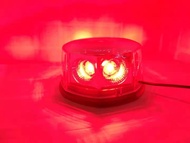 ไฟไซเรน 8LED สำหรับติดหลังคารถยนต์ ไฟฉุกเฉิน12V-24V สีแดง