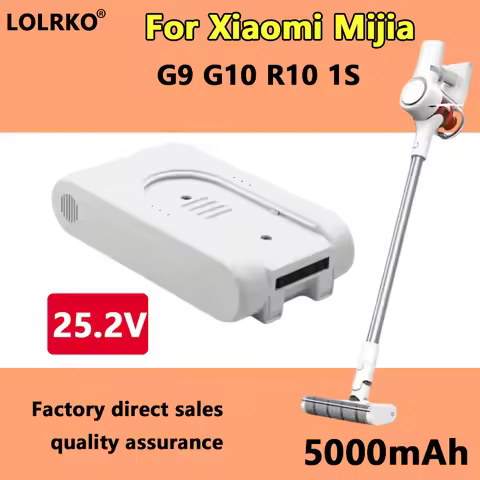 For Xiaomi G9 G10 1S R10 Vacuum Cleaner Parts Lithium Ion Battery Pack 25.2V 5000mAh P2046-7S1P-BC