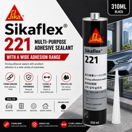 Sika Sikaflex 221 Multipurpose Adhesive Sealant With a Wide Adhesion Range 310ML - Black Grey White