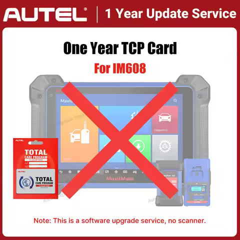 Autel One Year Update Service for Autel MaxiIM IM608, 1 Year TCP Card For Autel IM608 Key Programmer