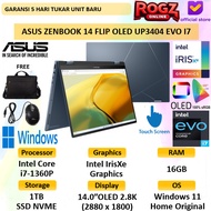 Asus Zenbook 14 Flip up3404 Evo I7 1360p 16GB 1TB SSD W 11 OLED - 2.8K