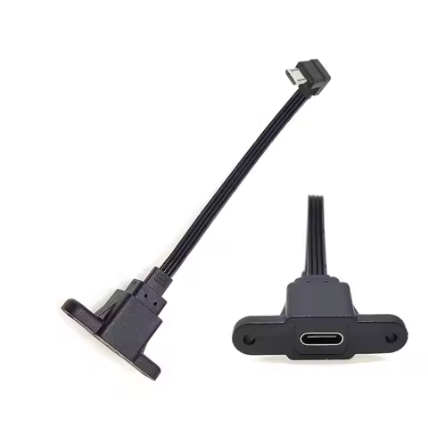 USB Type C Female To Micro USB Connector Adapter Plug Type-C Micro USB Charger Adapter 10CM 20CM