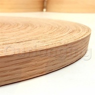 Red Oak Wood Veneer Sheet Edge Banding Adhesive Tape 15m Hot Melt Glue Iron on Plywood Roll Furnitur