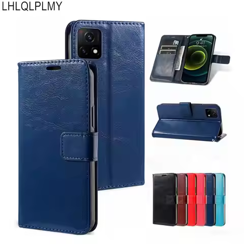 Luxury Leather Flip Case For Vivo V21 V21E V23 V23E Y52 Y72 5G V20 Y20S Y11S Y21 Y33S Y30 Y50 V17 Y5