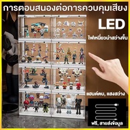 🔥ไฟ LED แสดงโมเดล17.5*23*30 กล่องโมเดลอะคริลิค popmartกล่องโชว์โมเดล ชั้นวางโมเดล กล่องแสดงโมเดล กล่