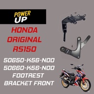 Honda ORIGINAL RS150 Front Footrest Bracket Bar holder 50650-K56-N00