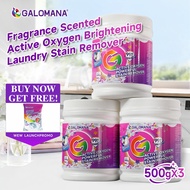 Laundry Stain Remover Oxygen Bleach Deep Cleaning Fabric Whitening Boost【500g/Jar】GALOMANA