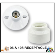 106 & 108 CEILING RECEPTACLE (2X2) (3X3)