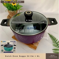 Dutch oven suggo 24cm teflon pan suggo