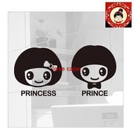 Wall stickers for children cute girls cartoon stickers affixed the tiles mirror mirror wall sticker