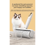 White Plastic Lint Roller for Clothes & Pets, 16x6x22cm, 230g