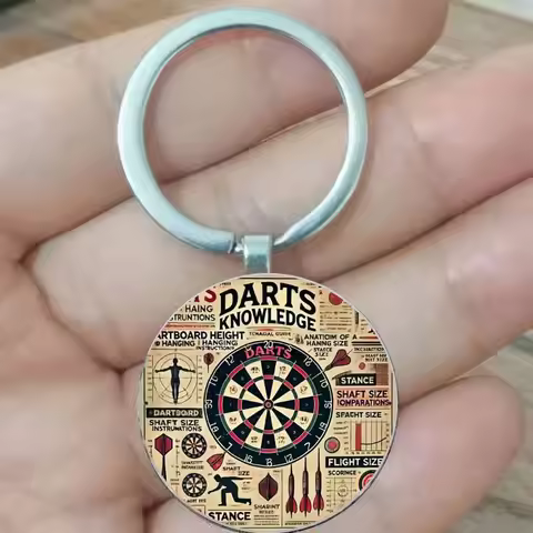 Retro Dart Retro Sports Keychain