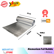 Free Ongkir 25 Meter Alumunum Foil Bubble Peredam Panas Atap Rumah 1 Roll Alufoil Tebal 4 mm Insulasi Genteng Penahan Panas Pelapis Seng Asbes Gypsum Anti Panas Matahari 1 Rol Aluminium Foil Peredam Panas Atap