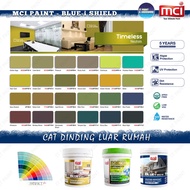 [NEUTRALS] 5 Liter MCI Blue-I Shield for Exterior Wall | 5 Years Protection Paint Cat Dinding Luar Rumah