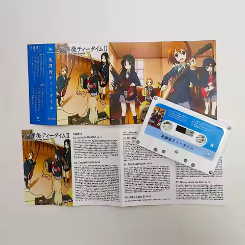 Anime K-ON Death Devil Yamanaka Sawako Music Tape Greatest Hits OST Album Cassettes Cosplay Recorder