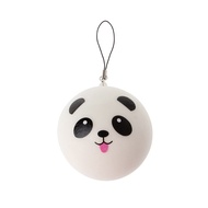 WU Cute Panda Squishy Steamed Bun Bag Phone Pendant Lanyard Keychain Kid Toy