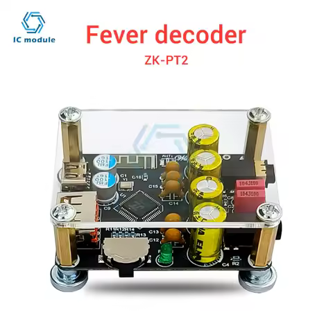 ZK-PT2 lossless fever HIFI5.1 Bluetooth U disk decoder board player audio receiver audio power ampli