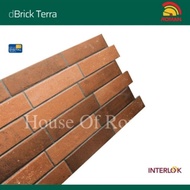 Roman Keramik dBrick terra interlok 60x30 keramik bata dinding bata keramik motif bata roman murah k