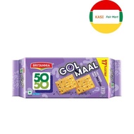 Britannia 50-50 Golmaal Light Crackers with Kaala Jeera Biscuits, 200g
