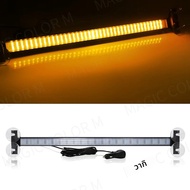 LED Strobe ไฟตํารวจสําหรับฉุกเฉินอัตโนมัติย่างไฟเตือน 80 LED กระจกบาร์ Traffic Advisor ไฟฉายรถอุปกรณ