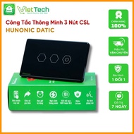 Hunonic Datic 3-Button CSL touch switch with Wifi connection to control all devices remotely via pho
