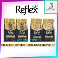 (1.5KG) Reflex Plus Breed Series Cat Food / Persian / British Short Hair / Makanan Kucing Reflex / C