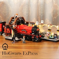Harry Potter Train Hogwarts Express Station Building Toys Compatible With Lego 75955