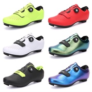 Multicolor Road Sole Locked Cycling Shoes Outdoor Bicycle Shoes Lace-Free Bicycle Shoes Rotating Buckle Cycling Shoes Bicycle Professional Men Women Lightweight Breathable Sports/Sports Shoes SH-RP2 Road Bicycle Shoes Mountain Bicycle Shoes