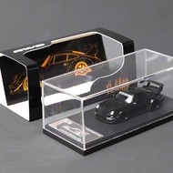 Flame 1/64 Porsche RWB 964 Black 911 Alloy Car Model Diecast Car Toy Collection Birthday Gift