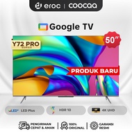 [FREE VIDIO 3 BULAN + 1 BULAN  VISION+ PLATINUM] COOCAA Google TV 50 Inch Smart LED TV - Netflix & Y