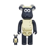 現貨！全新 BE@RBRICK Bearbrick Shaun the sheep 400% & 100% 超級無敵羊咩咩 超級羊 lamb 笑笑羊 掌門狗