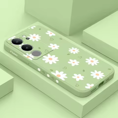 Tender Daisy Phone Case For VIVO V40 V30 V29 V29E V27 V27E V25 V25E V23 V23E V21 V20 Y20 Y12 Y21 Y22