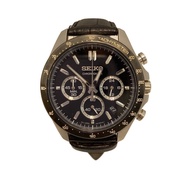 SEIKO mens watches quartz wrist watch analogues leather 8T63-00D0 Direct from Japan Secondhand