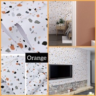 Wallpaper Lebar 60cm Motif Mozaik Dinding Kamar Mandi Tembok Dapur Wall Paper Stiker Sticker Setiker