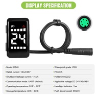 (VAEF) Ebike Intelligent LCD Display DZ40 Mini Ebike Screen Waterproof Electric Bike Meter for BBS02