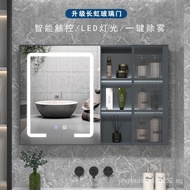 New Bathroom Mirror Cabinet Small Apartment Smart Mirror Cabinet Wall-Mounted Toilet Storage Toiletries Holder Bathroom Mirror