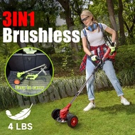 CREATORALLY Mesin potong rumput baterai mesin rumput pemotong rumput alat pemotong rumput