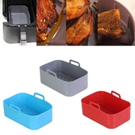 Air Fryer Silicone Bowl 8QT Reusable Square Heat Resistant Bowl for Air Fryer Silicone Bowl for Air Fryer accepted
