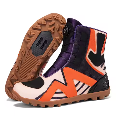 JC- S000121 XC/Trail Mens High-top Cycling Shoes MTB Mountain Bike Winter Racing Sneaker Bicycl Unis