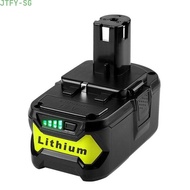 (No Box) MANUFER P108 18V 5.0Ah Li-ion Replacement Battery for Ryobi 18v One Battery