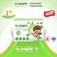 Gạc Rơ Lưỡi DR.PAPIE 1+ Làm Sạch Răng Lưỡi Nướu Phòng Sâu Răng Cho Bé - 30Gói/Hộp