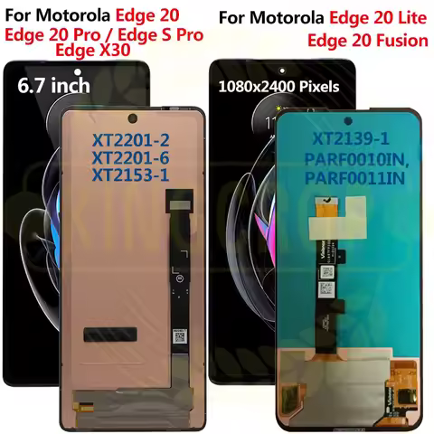 For Motorola Moto Edge 20 Pro LCD Touch Screen Digitizer For Moto edge 20 fusion LCD For moto edge 2