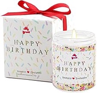 ORANGXUN Birthday Gift for Women, 7 oz Birthday Candles, Happy Birthday Scented Candle Gifts for Mum