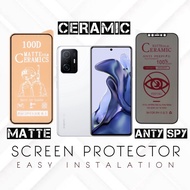 Tempered Glass Ceramic Matte Xiaomi Redmi Note 11 11 Pro 12 12 Pro 12 Lite 11T 11T Pro Screenguard Anti-Scratch Anti Spy Privacy