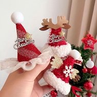 Christmas Bow Hairpin Hat Clip Antlers Headband Children Small Gift Hairpin Hair Accessories Headban