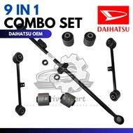 [9 IN 1] Rear Lateral Arm Bush Lower Arm Upper Arm Bush - Perodua Kembara J100E / J102E /J122E