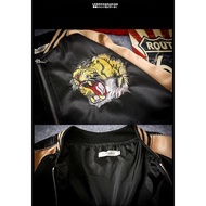 Men&amp;Women Trendy Embroidered Tiger Baseball Hip-hop Coat Sukajan Yokosuka Souvenir Jacket Youth er Jacket Streetwear