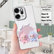 OPPO RENO 14 Case _Case OPPO RENO 14F _Case OPPO RENO 14 PRO _Black clear elastic silicone casing